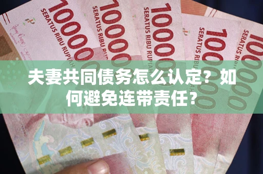 武汉夫妻共同债务怎么认定？如何避免连带责任？