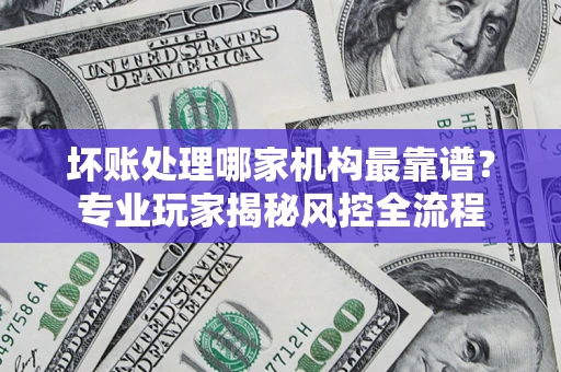 武汉坏账处理哪家机构最靠谱？专业玩家揭秘风控全流程