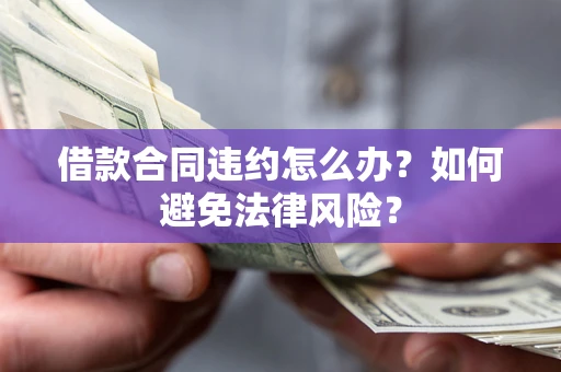 武汉借款合同违约怎么办？如何避免法律风险？